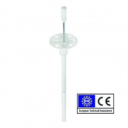  Anchor for fixing thermal insulation with metal nail and elongated expansion zone and elongated thermal head  ATI/TZE