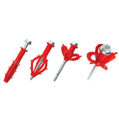 Universal frame fixing with hexagon head screw KAXDN CTP Universal frame fixing with hexagon head screw KAXDN CTP