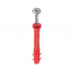 Hammer-in fixing with four-sided fastening with hidden head KSMXN S 