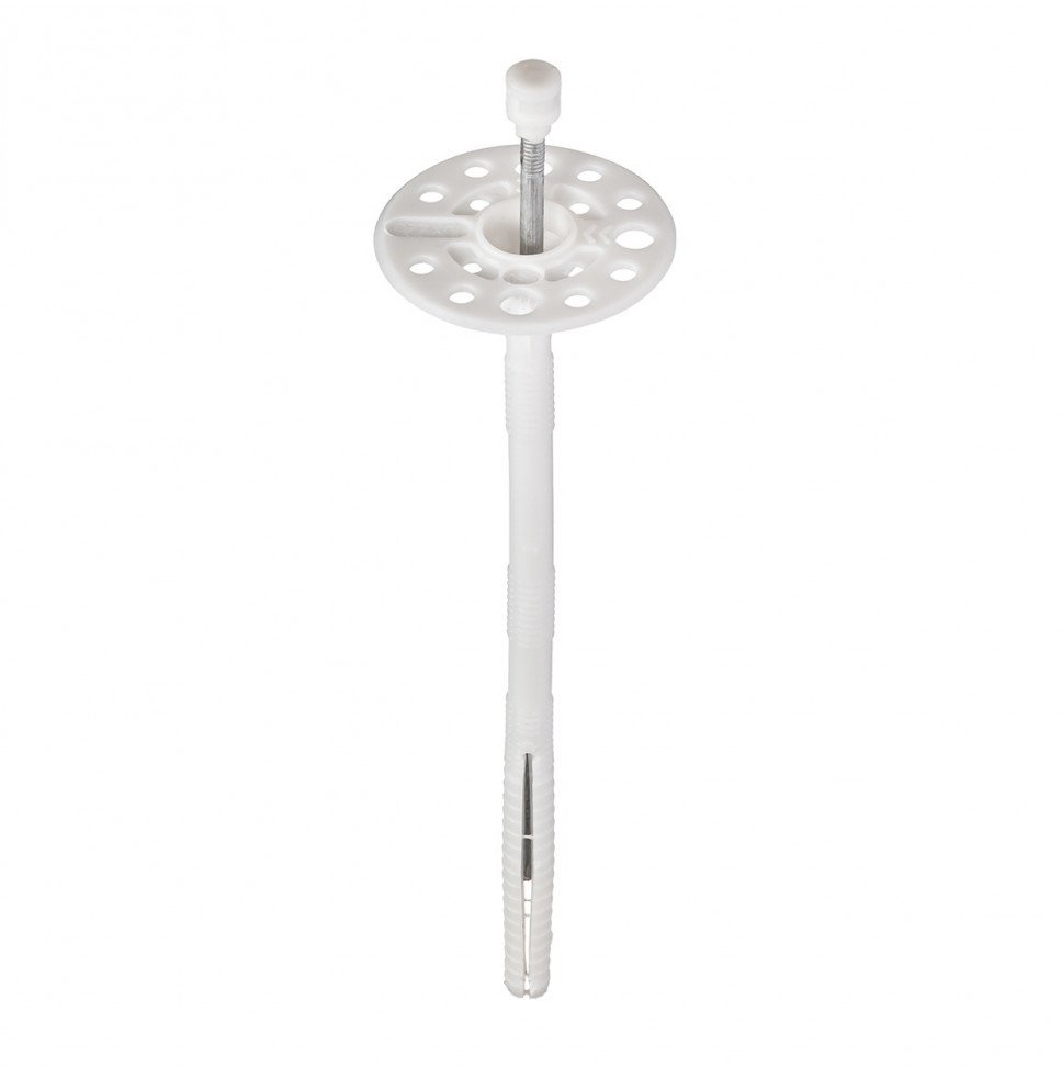 Anchor for fixing thermal insulation with elongated expansion zone and