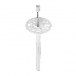 Anchor for fixing thermal insulation with elongated expansion zone and metal nail  and thermal head LDK/TZ