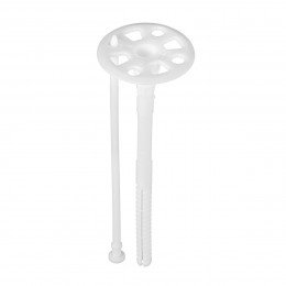 Anchor for fixing thermal insulation with elongated expansion zone and plastic nail LZK-P