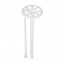 Anchor for fixing thermal insulation with elongated expansion zone and plastic nail LZK-P