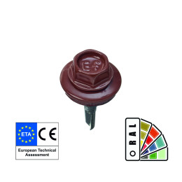 Self-tapping screw for attaching a metal profile to light metal structures MSt5
