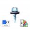 Self-drilling screw for fastening a metal profile to metal profile WSt2