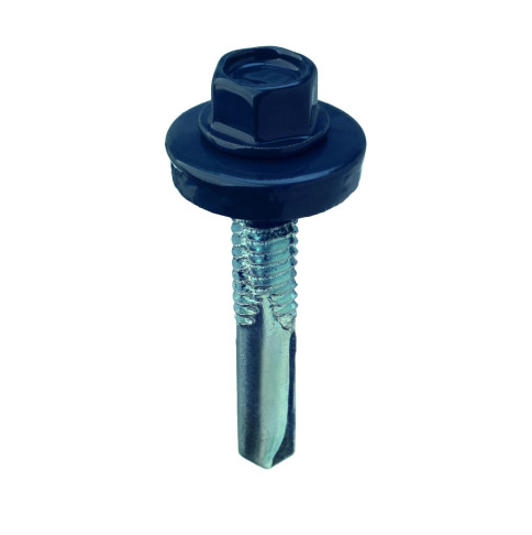 Self-drilling screw for fastening a metal profile to metal structures, with reinforced drill MSt12