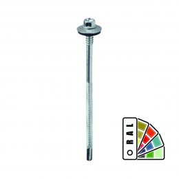 Self-drilling screw for fixing sandwich panels to metal SMSt12
