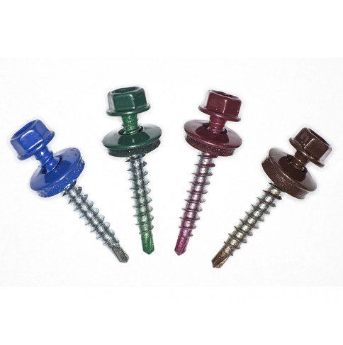 Self-tapping screw for attaching a metal profile to wooden structures (Roofing self-tapping screw)