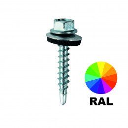 Self-tapping screw for attaching a metal profile to wooden structures (Roofing self-tapping screw)