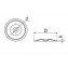 Roofing circular steel washer TM05